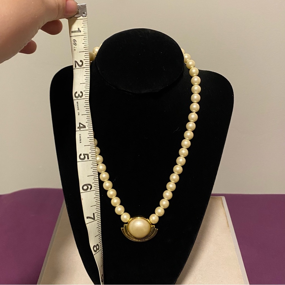 Vintage Pearl and gold necklace - Picture 3 of 3